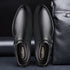 Men's Casual Leather Shoes Comfortable Slip-On Design for Business and Everyday Wear